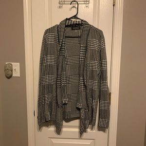 Kasper Houndstooth Cardigan